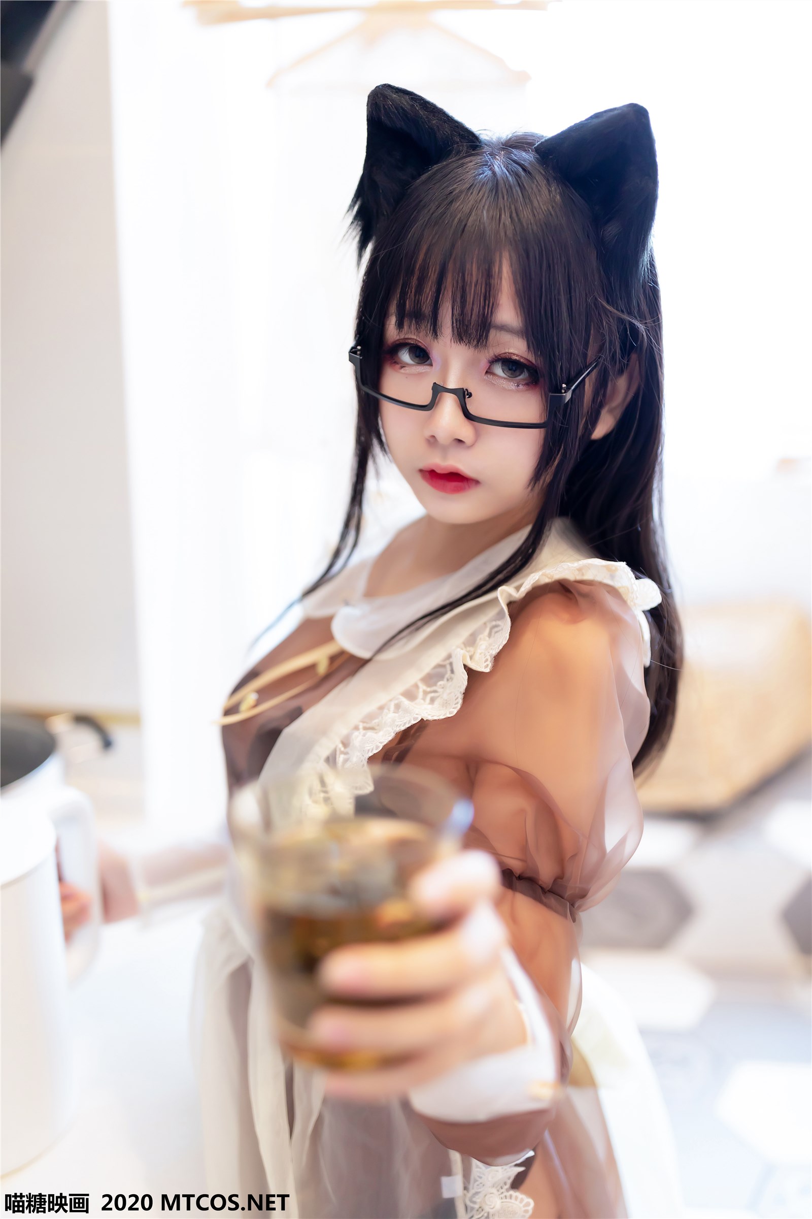 Meow sugar image vol.125 brown transparent maid(38)